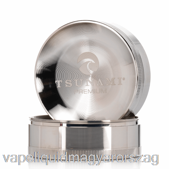 Cunami 2,95 Hüvelykes 4 Részes Süllyesztett Felső Daráló Ezüst (75 Mm) Vape Folyadék